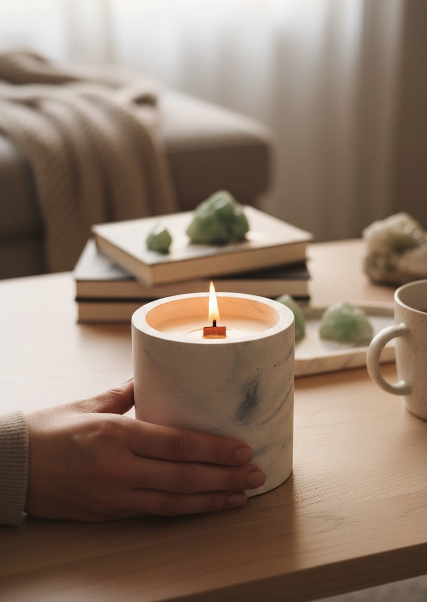 4 oz Eco-Resin Candle | Moonlit Wolf Creations