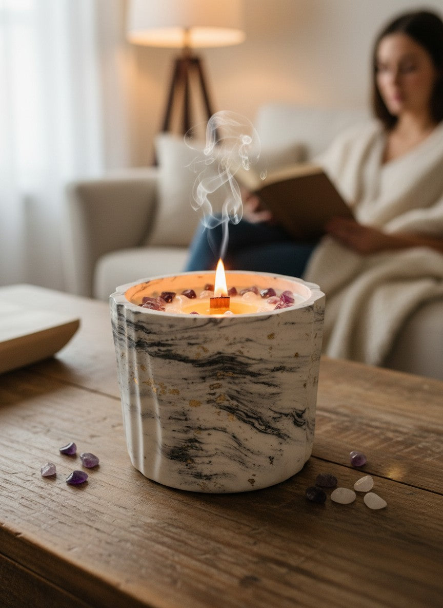 3 oz Eco-Resin Candle | Moonlit Wolf Creations