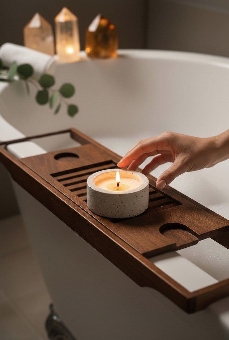 Eco-Resin Tea Light Candle (1.5 oz) | Moonlit Wolf Creations