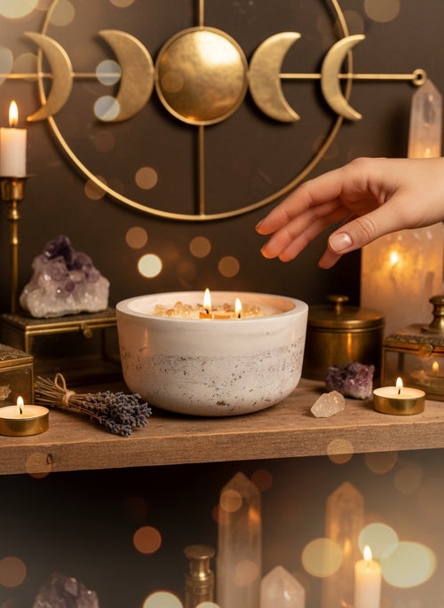 6 oz Eco-Resin Candle | Moonlit Wolf Creations (Copy)