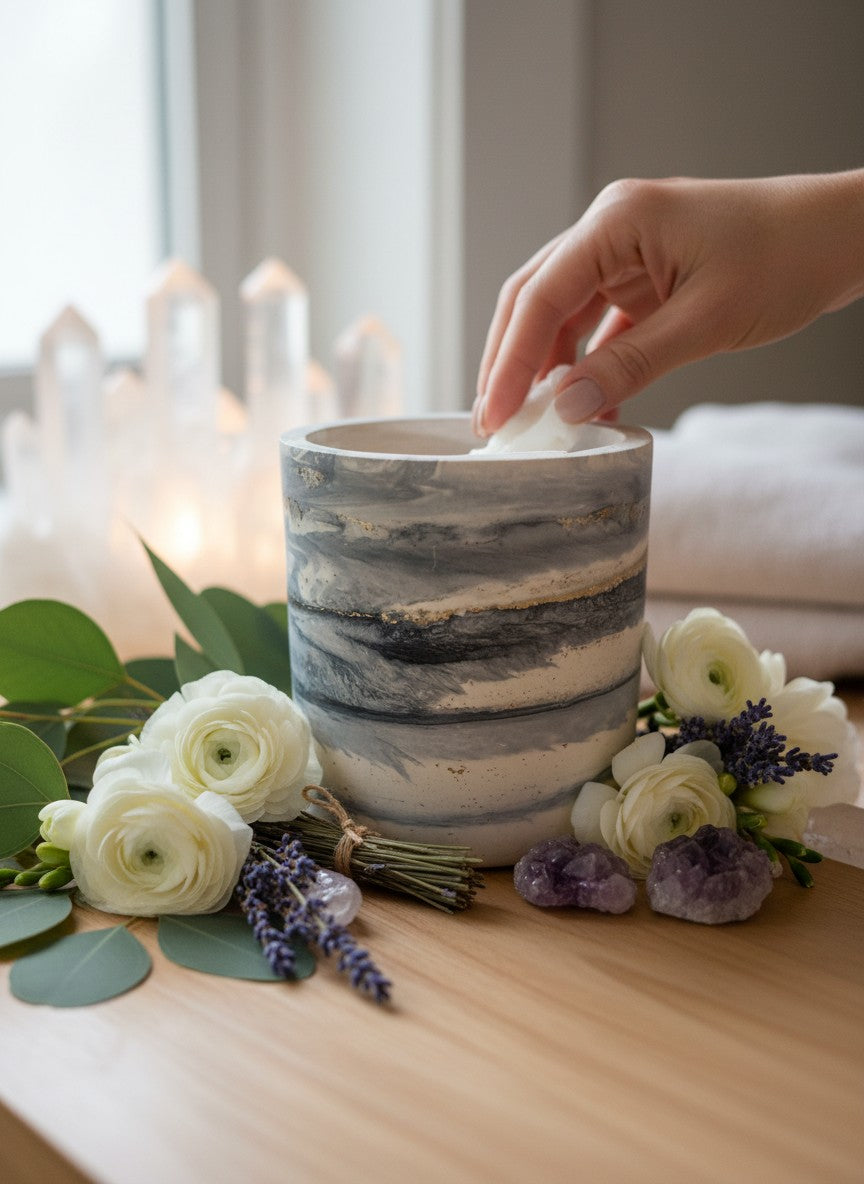 9 oz Eco-Resin Candle | Moonlit Wolf Creations