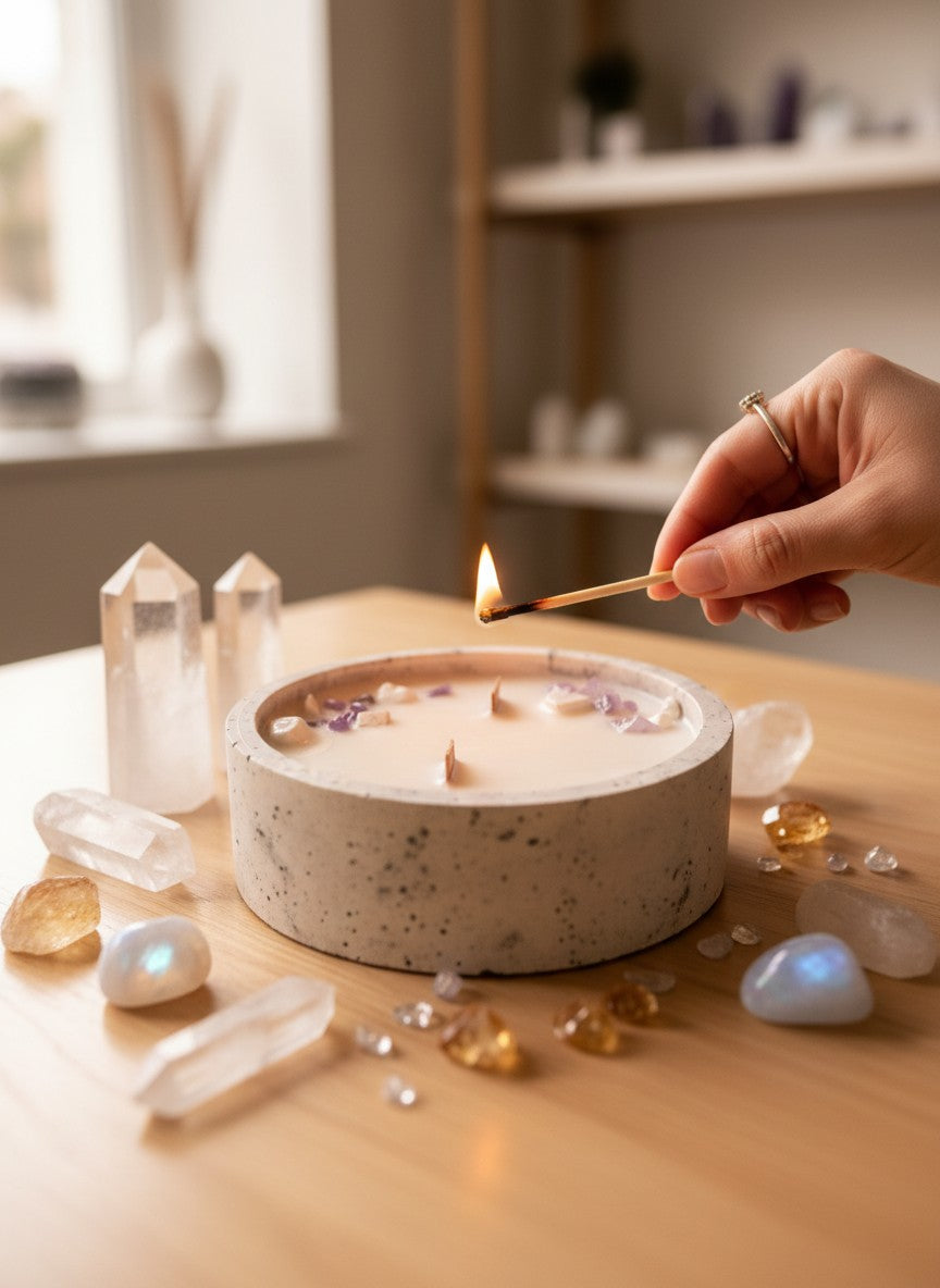 6 oz Eco-Resin Candle | Moonlit Wolf Creations (Copy)