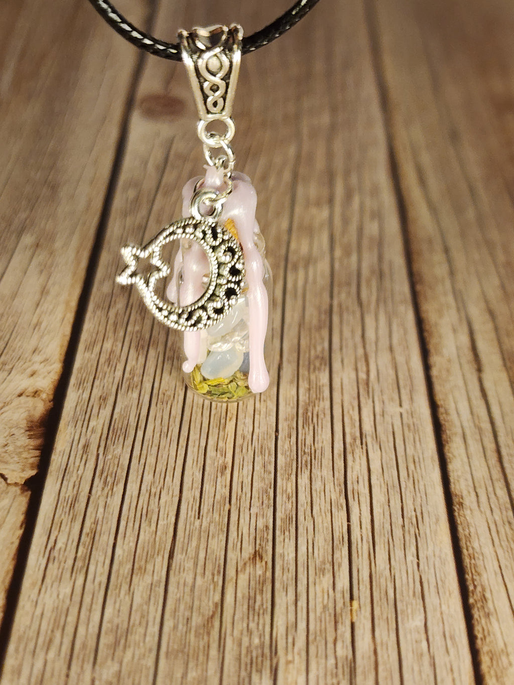 Mini Crystal Intention Jar Necklaces