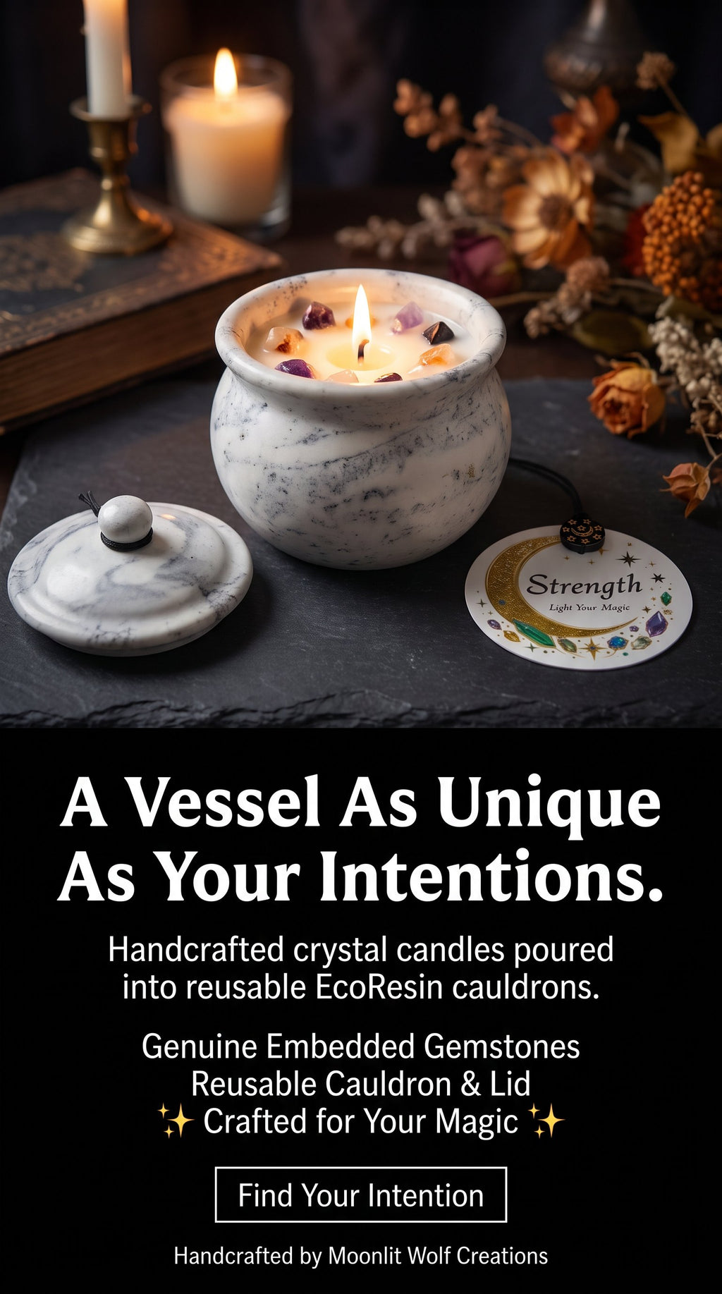3 oz Cauldron Candles