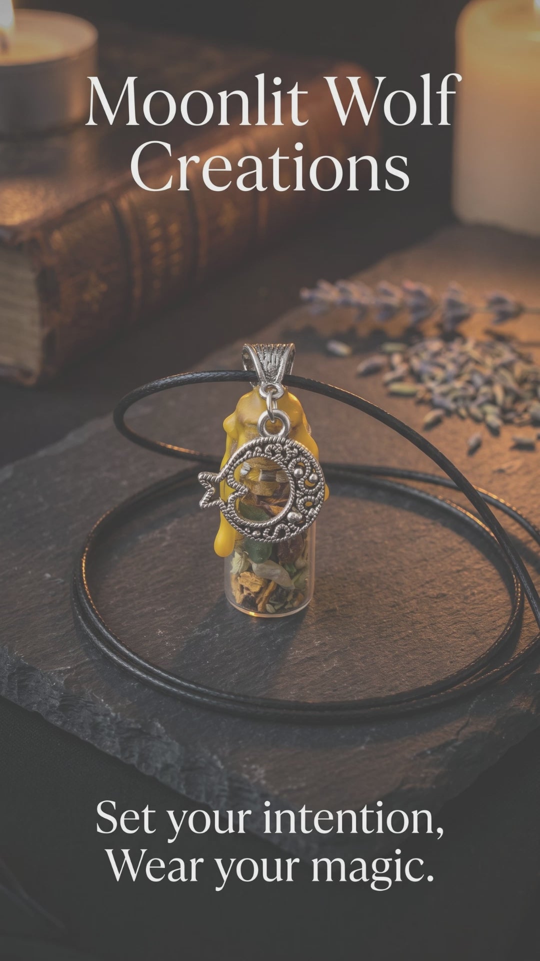 Mini Crystal Intention Jar Necklaces